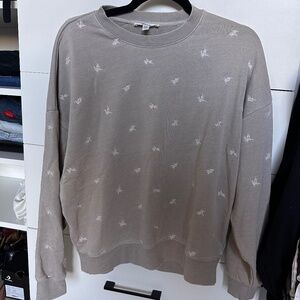 Splendid - Elise Embroidered Oversize Sweatshirt - S